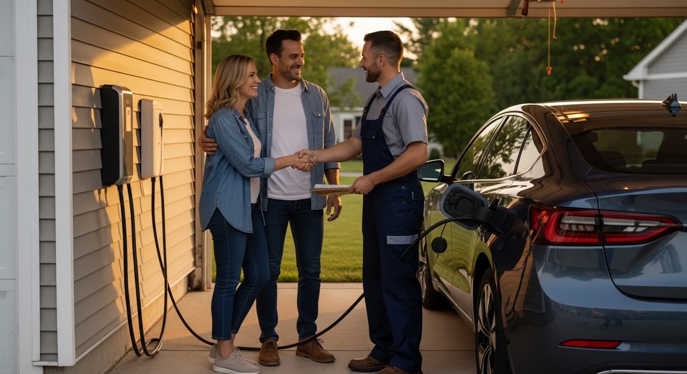 Minnetonka EV charger installation